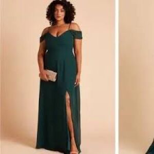 Birdie grey Devon convertible dress emerald green special Occasion women size XL